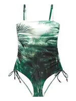 Next Jednodielne plavky  zelená