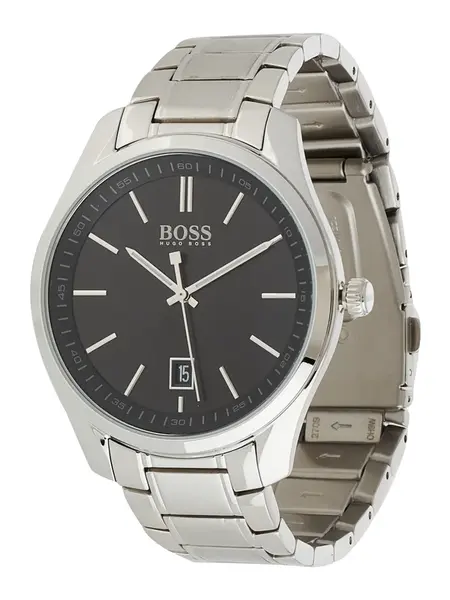 BOSS Analógové hodinky  čierna / strieborná