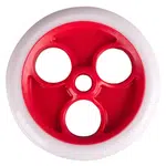 Přední kolečko Spartan 230x33mm pro koloběžku Jumbo 2 bez ložisek bílo-červená