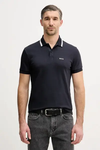 Bavlněné polo tričko BOSS Green PL_Join Paddy