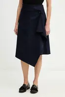 Sukně s příměsí vlny Sisley