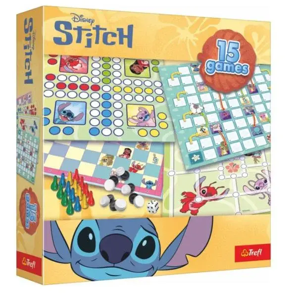 Trefl Stitch Sada 15 společenských her