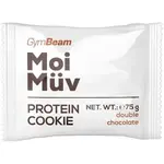GymBeam MOIMÜV PROTEÍN COOKIE 75 G DVOJITÁ ČOKOLÁDA Proteínová tyčinka, , veľkosť 75 G
