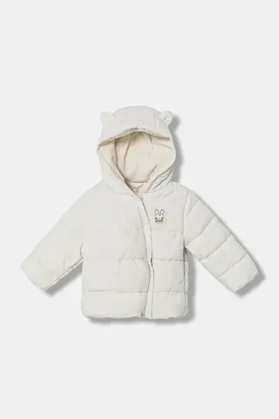 Kojenecká bunda United Colors of Benetton béžová barva, 2WU0AN00U
