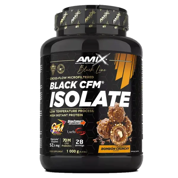 Amix Nutrition Black CFM Isolate 2000g - mango, ananas