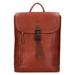 Kožený trendy batoh Mustang Manet - koňak