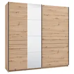 Xora SKŘÍŇ S POSOUVACÍMI DVEŘMI, dub artisan, 220/217,5/61 cm