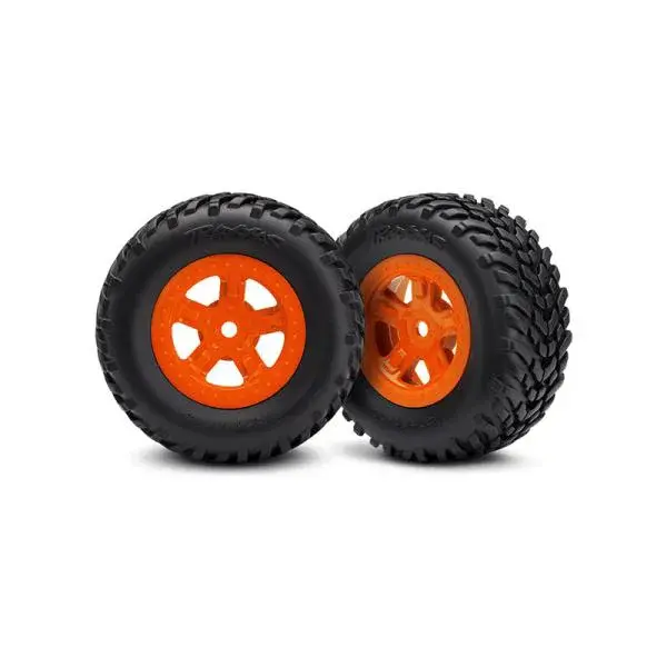 Traxxas kolo 1.8/1.4", disk SCT oražový, pneu SCT (2)