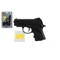 Pistole na kuličky plast 14cm + kuličky na kartě 13x20cm