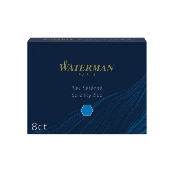 Inkoustové bombičky Waterman, 8ks modré
