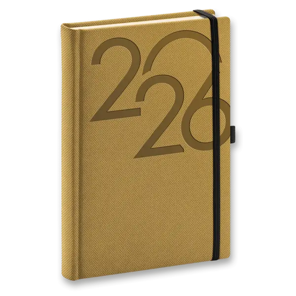 Denní diář Presco Ajax 2026 - zlatý