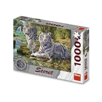 Puzzle Bílí tygři 1000 dílků secret collection