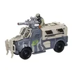 Vojenské vozidlo s figurkou a efekty 24 cm