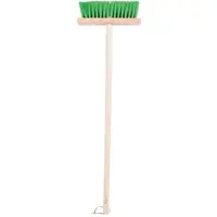Bigjigs Toys Zahradní smetáček s dlouhou násadou zelená