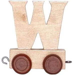 Bino Vagónek-W-hnědé kolečka