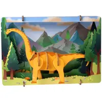 EscapeWelt 3D dřevěné puzzle Brontosaurus