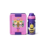 LEGO Bee svačinový set (láhev a box) - fialová