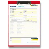 Psací podložka Titan - červená