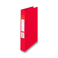 4kroužkový pořadač Esselte, A4, 42 mm - červený