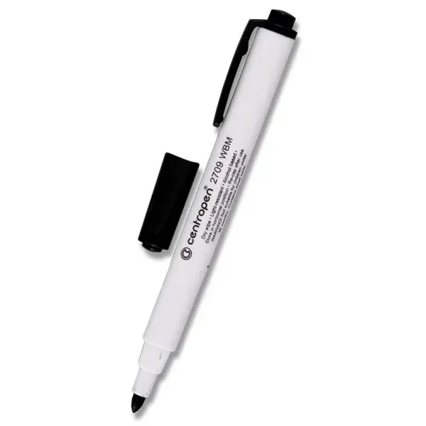 Popisovač na bílé tabule Centropen Whiteboard Marker - černý