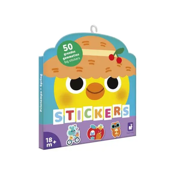 Janod Stickers Samolepky Jaro 50 ks balení S