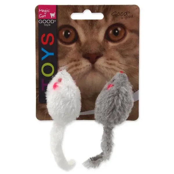 Hračka Magic Cat myšky šustící s catnipem 11cm 2ks