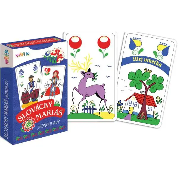 Karty Slovenský Mariáš - jednohlavý
