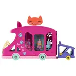 Mattel Enchantimals kočičí módní obchod na kolech herní set