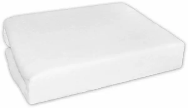 Bavlnená prestieradlo 160x80 cm - biele