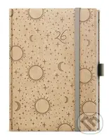 Týdenní diář 2026 Prokop Vivella extra B6 béžová Hvězdy