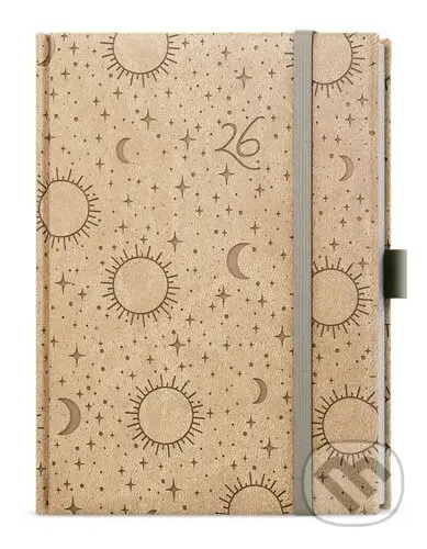 Týdenní diář 2026 Prokop Vivella extra B6 béžová Hvězdy