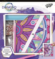 Kreativní sada diamantový deník květina s nalepovacími diamanty