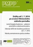 PMPP 11/2016 (Zrážky od 1. 7. 2016 po zrušení Občianskeho súdneho poriadku)