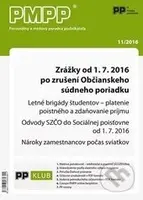 PMPP 11/2016 (Zrážky od 1. 7. 2016 po zrušení Občianskeho súdneho poriadku)