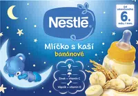 Nestlé Mliečko s kašou BANÁNOVÉ (od ukonč. 6. mesiaca, 2x200 ml (400 ml))