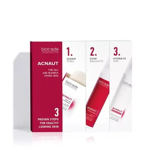 Biotrade Sada starostlivosti o aknóznu pleť (pleťová voda + krém + mydlo) Acnaut