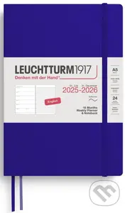 Weekly Planner & Notebook 2026 Medium (A5) 18 Months Ink