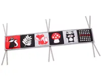 Obojstranná textilná knižka Friendly Forest