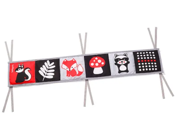 Obojstranná textilná knižka Friendly Forest