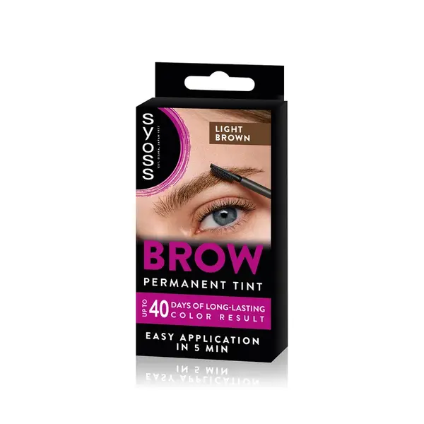 Syoss Brow Tint farba na obočie Svetlohnedý