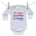 Boodyy Body s dlhým rukávom Mám najlepšiu mamičku na svete 56 (0-2 mesiace)