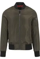 2-Tone Bomber Jacket darkolive/black