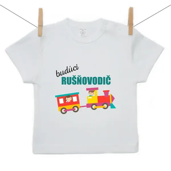 Boodyy Tričko s krátkym rukávom Budúci rušňovodič 134 (8-9 rokov)