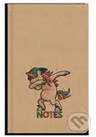 Notes linkovaný A5 kraft Unicorn