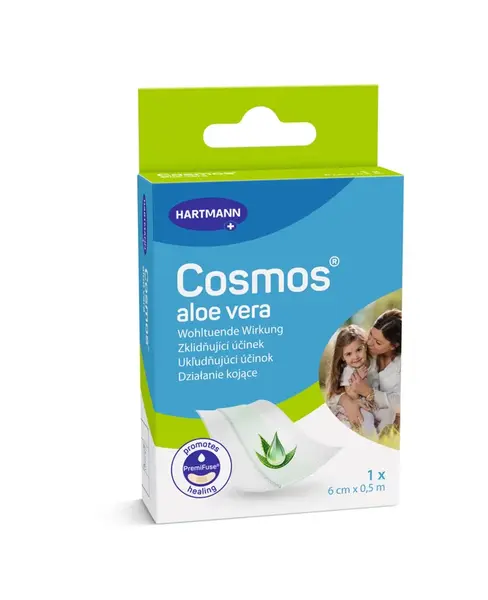 Cosmos aloe vera, náplasť na rany (6 cm x 0,5 m)