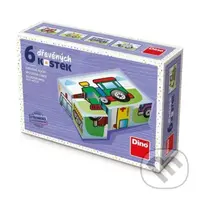 Doprava - Dřevěné kostky 6 ks