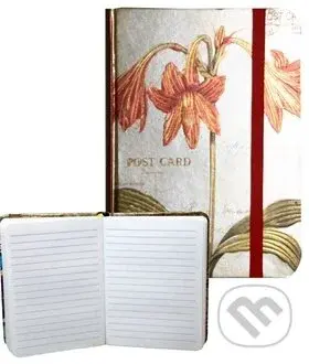 Zápisník s gumičkou - lilie A