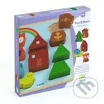 Puzz & Match: Dúha (Puzzle drevené a stavebnica) - hra z kategorie Maxi dílky