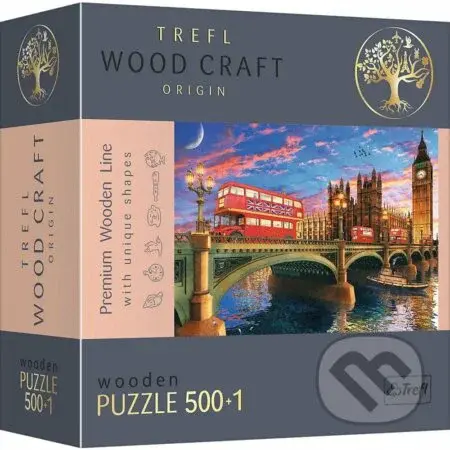 Westminsterský palác, Big Ben, Londýn (Drevené puzzle) - puzzle z kategorie Města a stavby