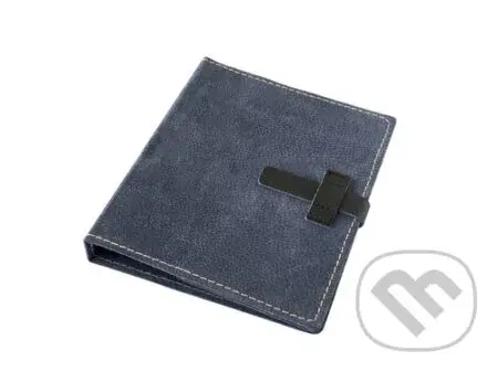 Kožený šanon D38 Černá semiš